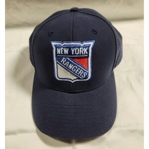New York Rangers Reebok Hat Mens OSFA Navy NHL Hockey Face-Off VH46Z EXCELLENT
